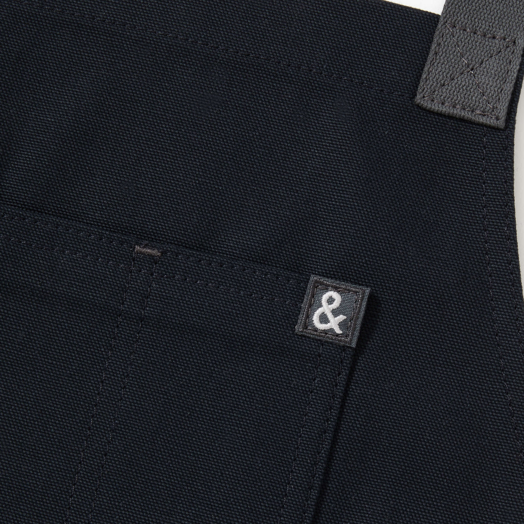 The All Day Crossback Apron - Midnight Blue