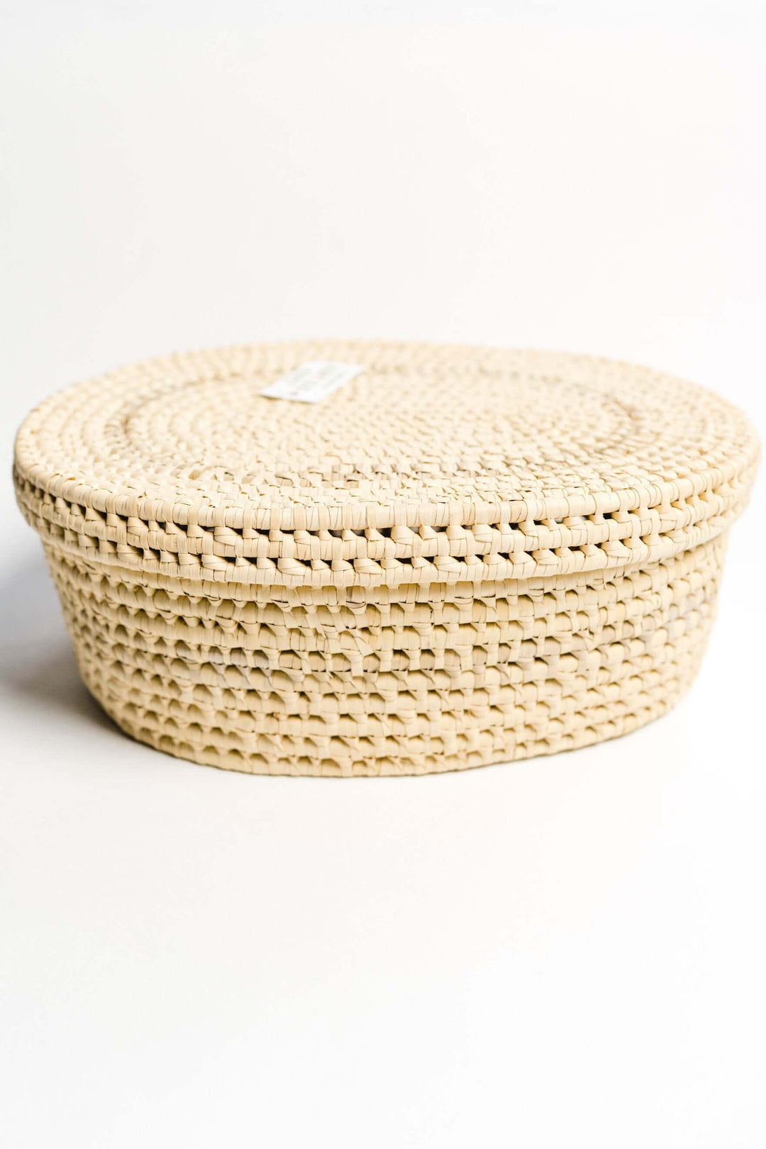 Oval Basket With Lid