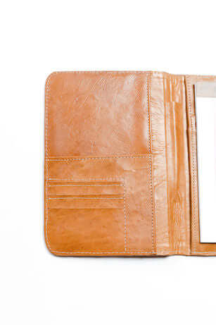 Dual Loading Leather Portfolio