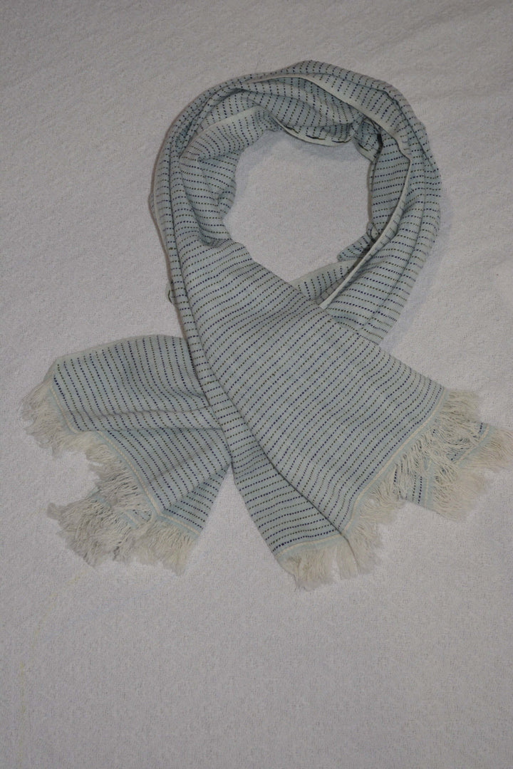 Hand woven cotton scarves