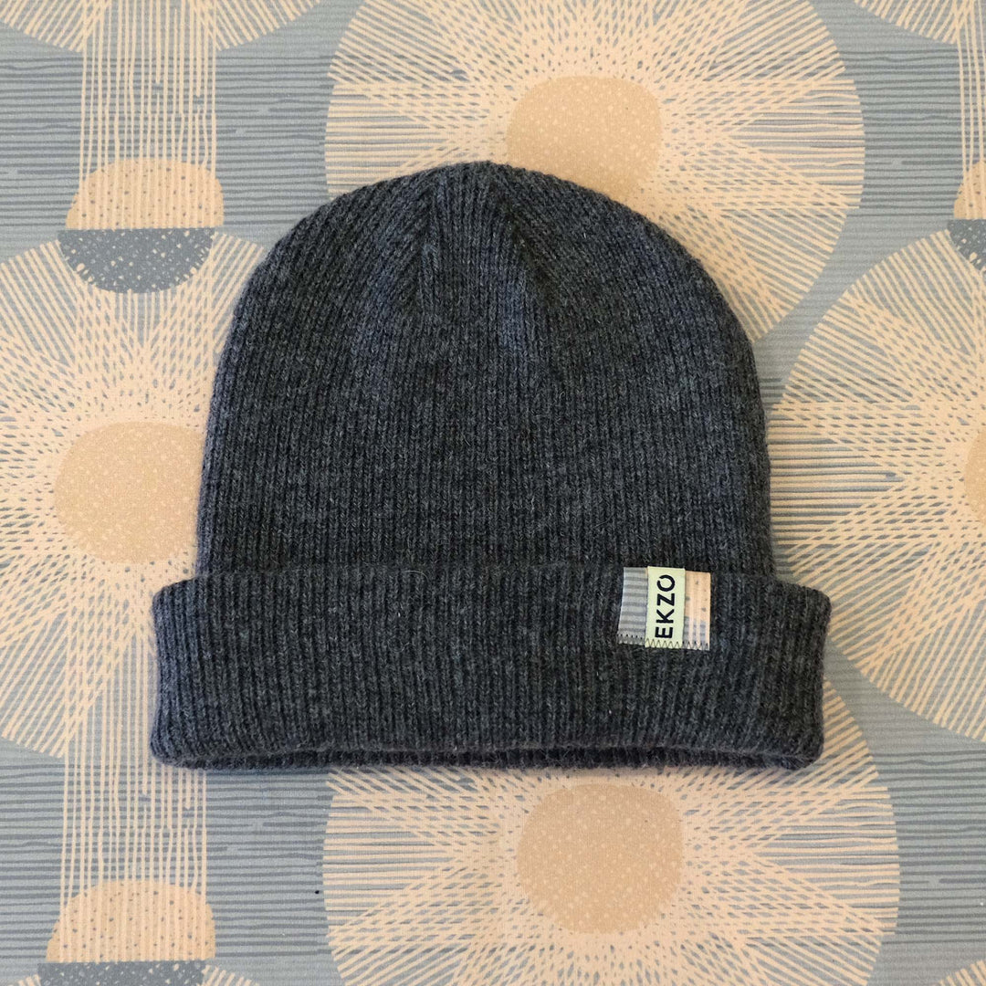 Beanie Merino Wool - Dark Gray