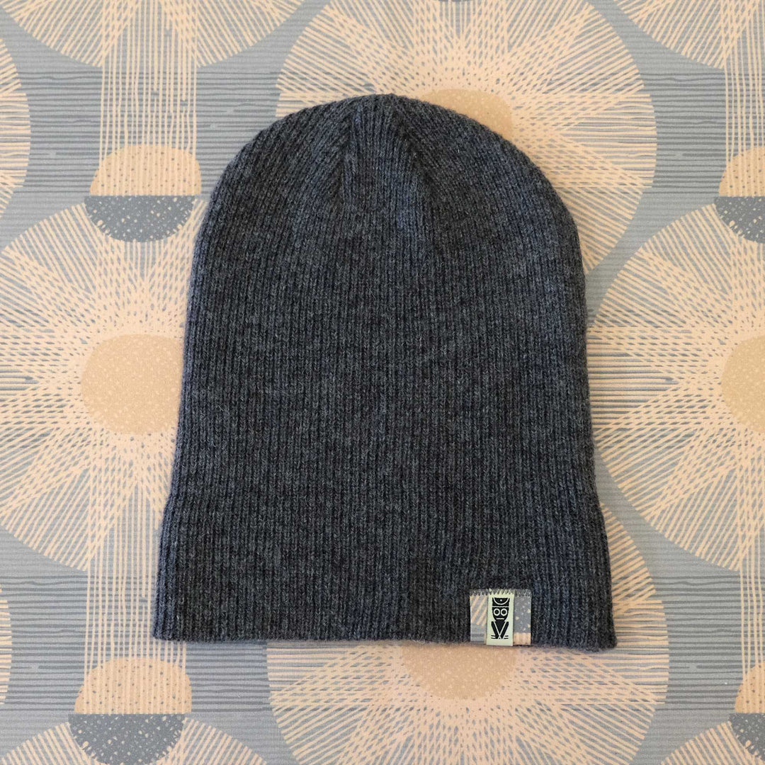 Beanie Merino Wool - Dark Gray