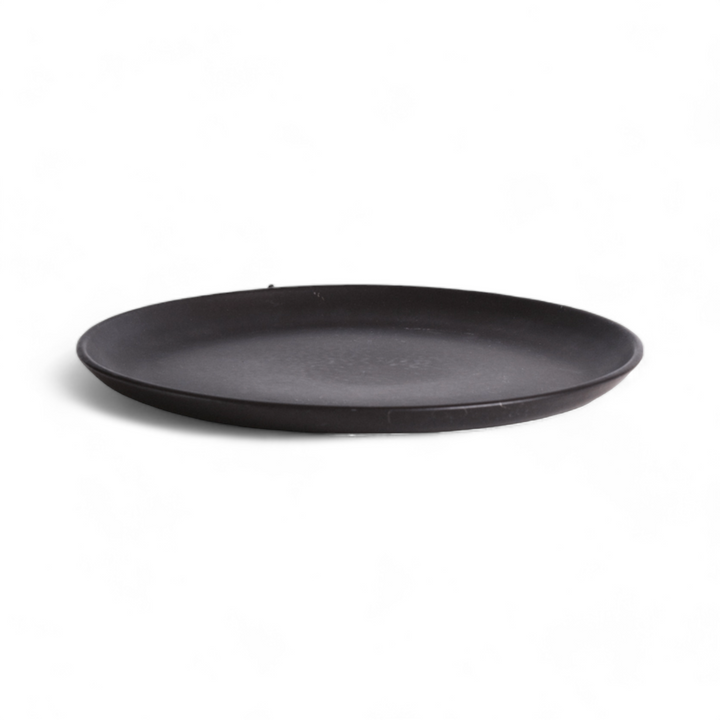 S/4 Tunisian Dinner Plate - Matte Black