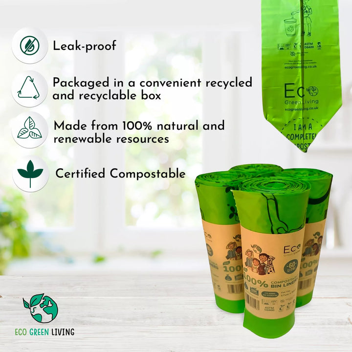 Compostable Kitchen Waste Bags