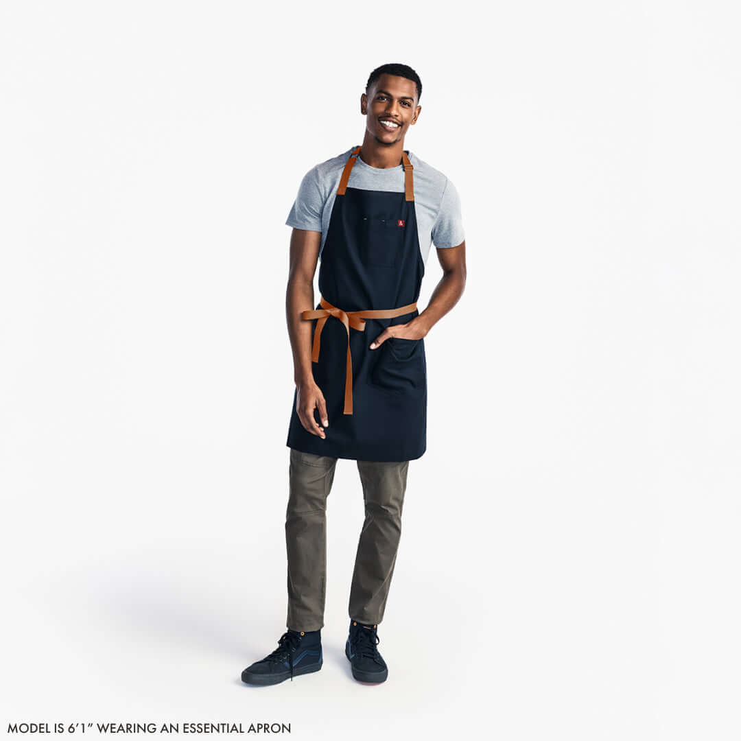 The Essential Apron - Char Grey Poly-Cotton