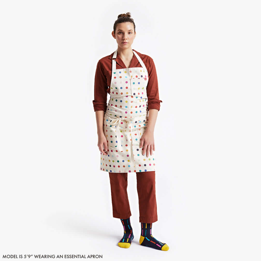 The Essential Apron - Char Grey Poly-Cotton