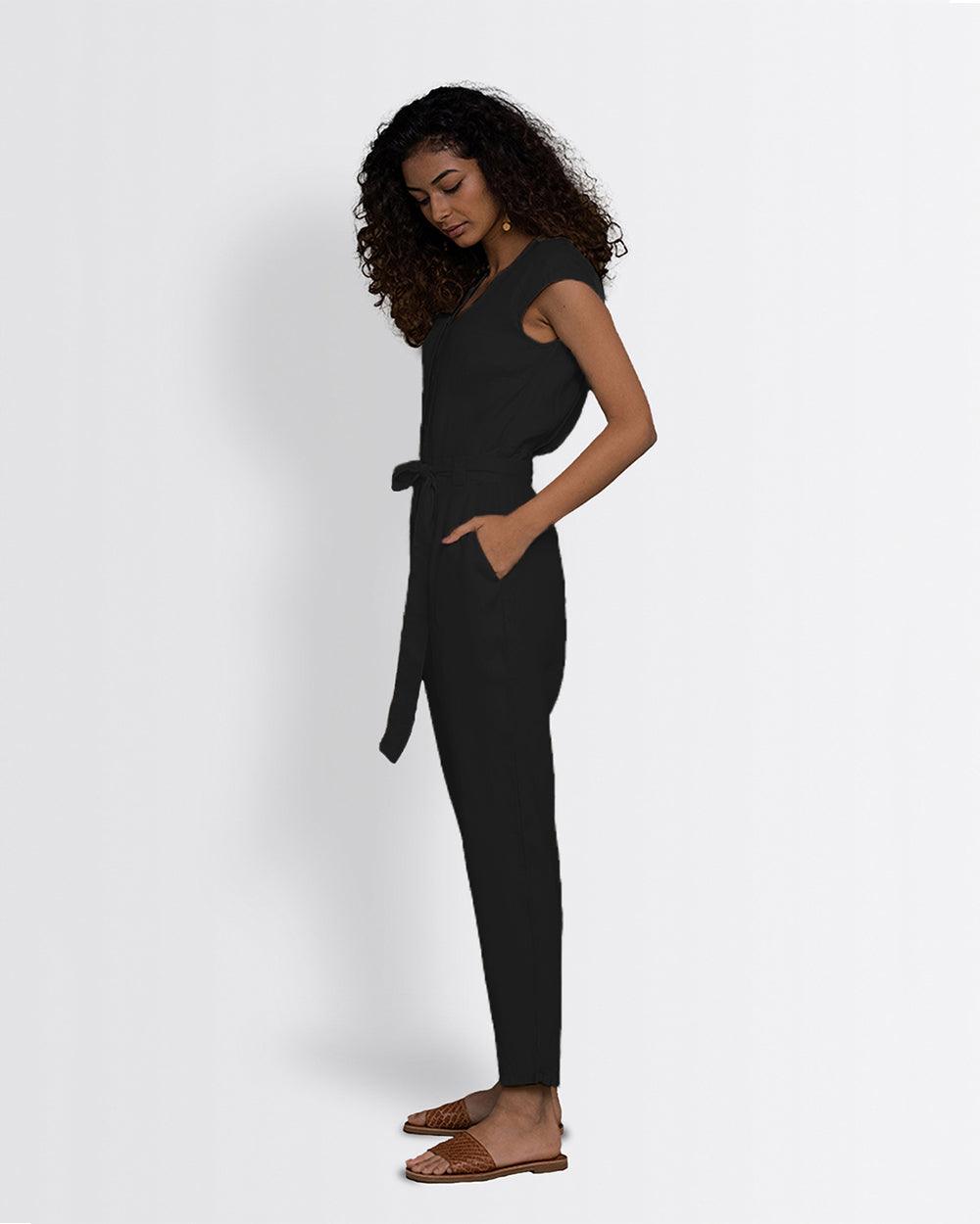 Hemp Noir Jumpsuit