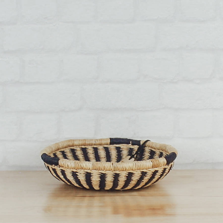 Bolga Baskets - Tray Basket Natural Palette