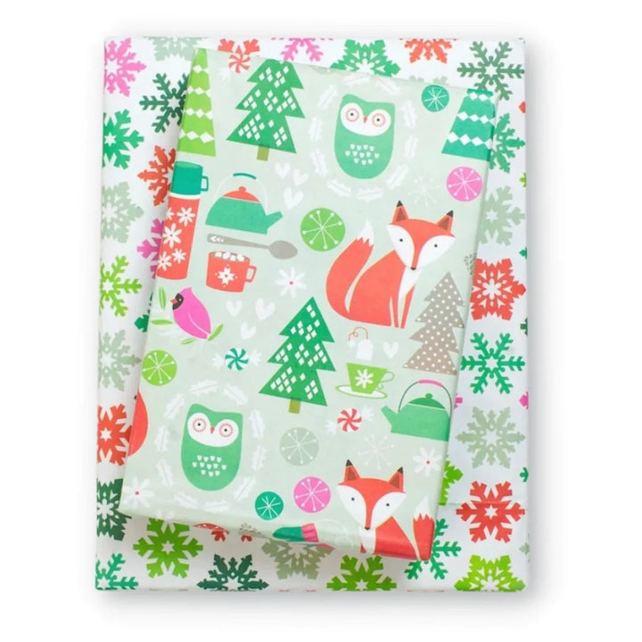 Double-sided Eco Wrapping Paper - Holiday