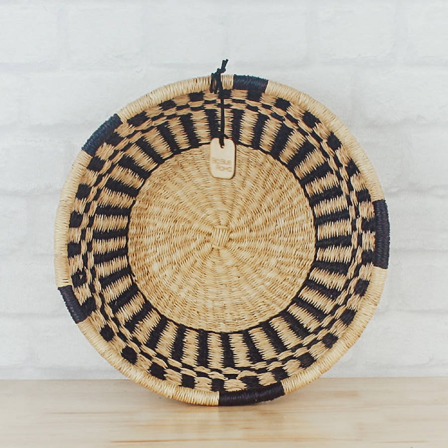 Bolga Baskets - Tray Basket Natural Palette