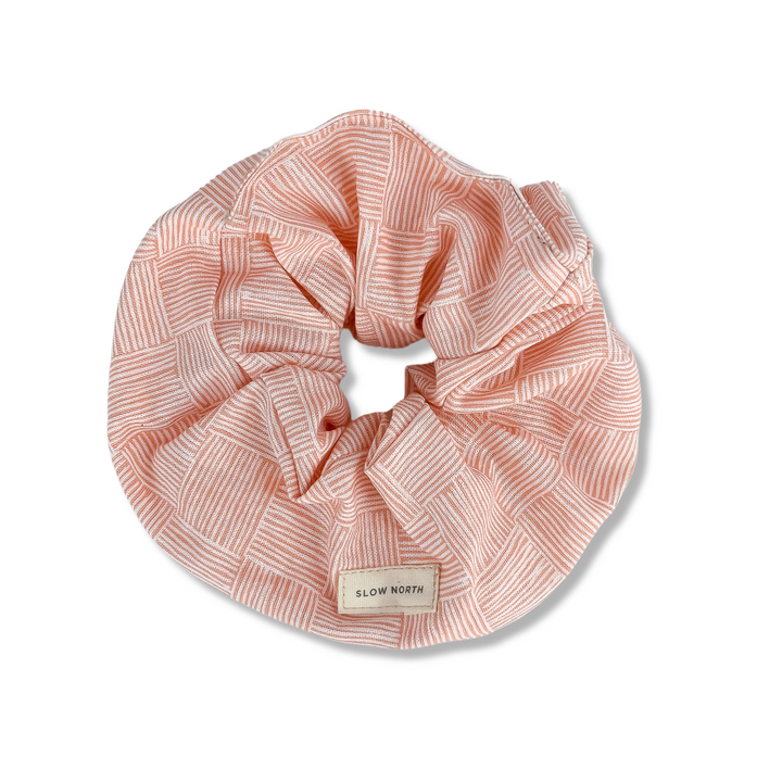 Hair Scrunchie - Pink Pampas