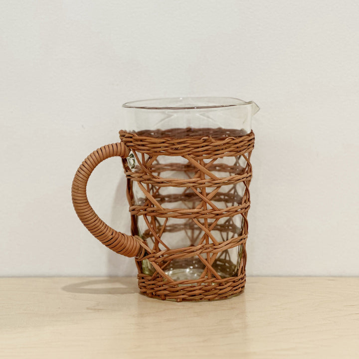 Rattan Pitcher