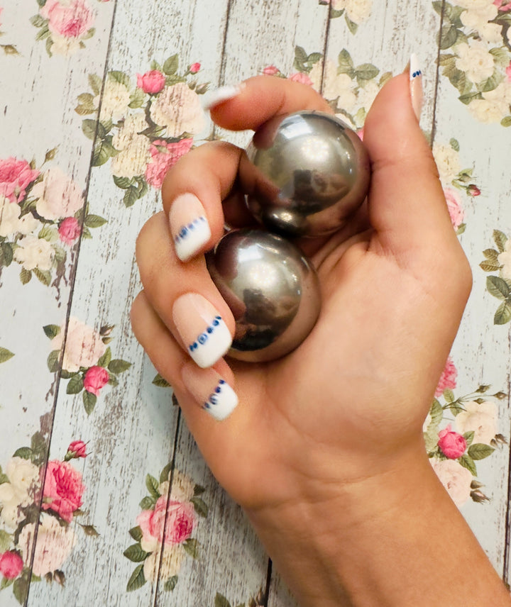 2-Pack Stainless Steel Baoding Balls Set