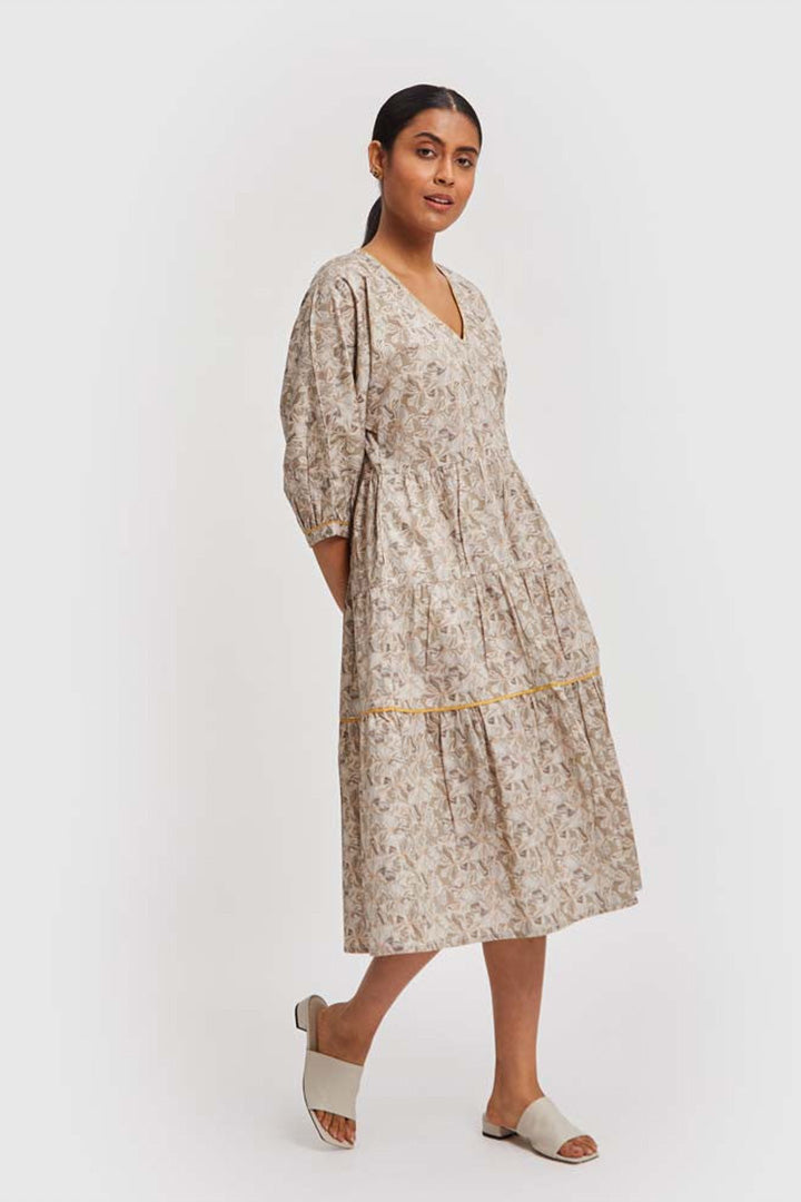 Kimono Sleeve Midi Dress