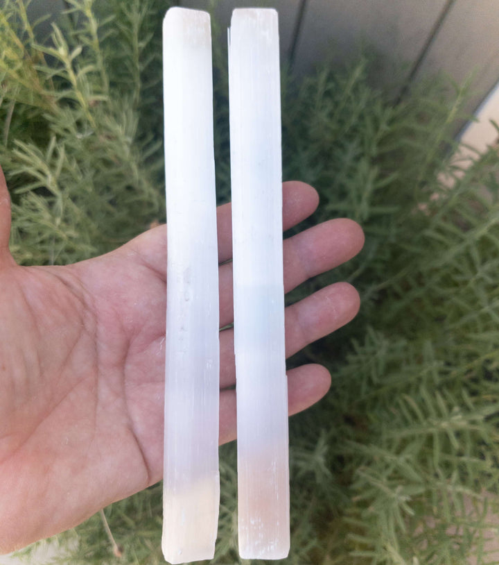 Selenite Sticks 8"