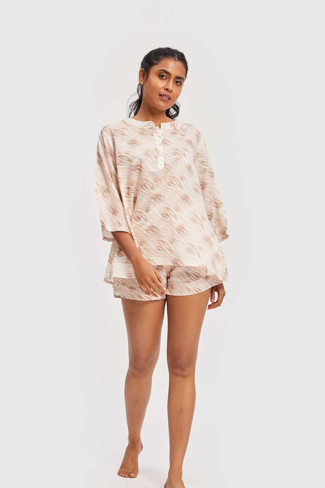 Laze and Unwind Pajama Shorts Set