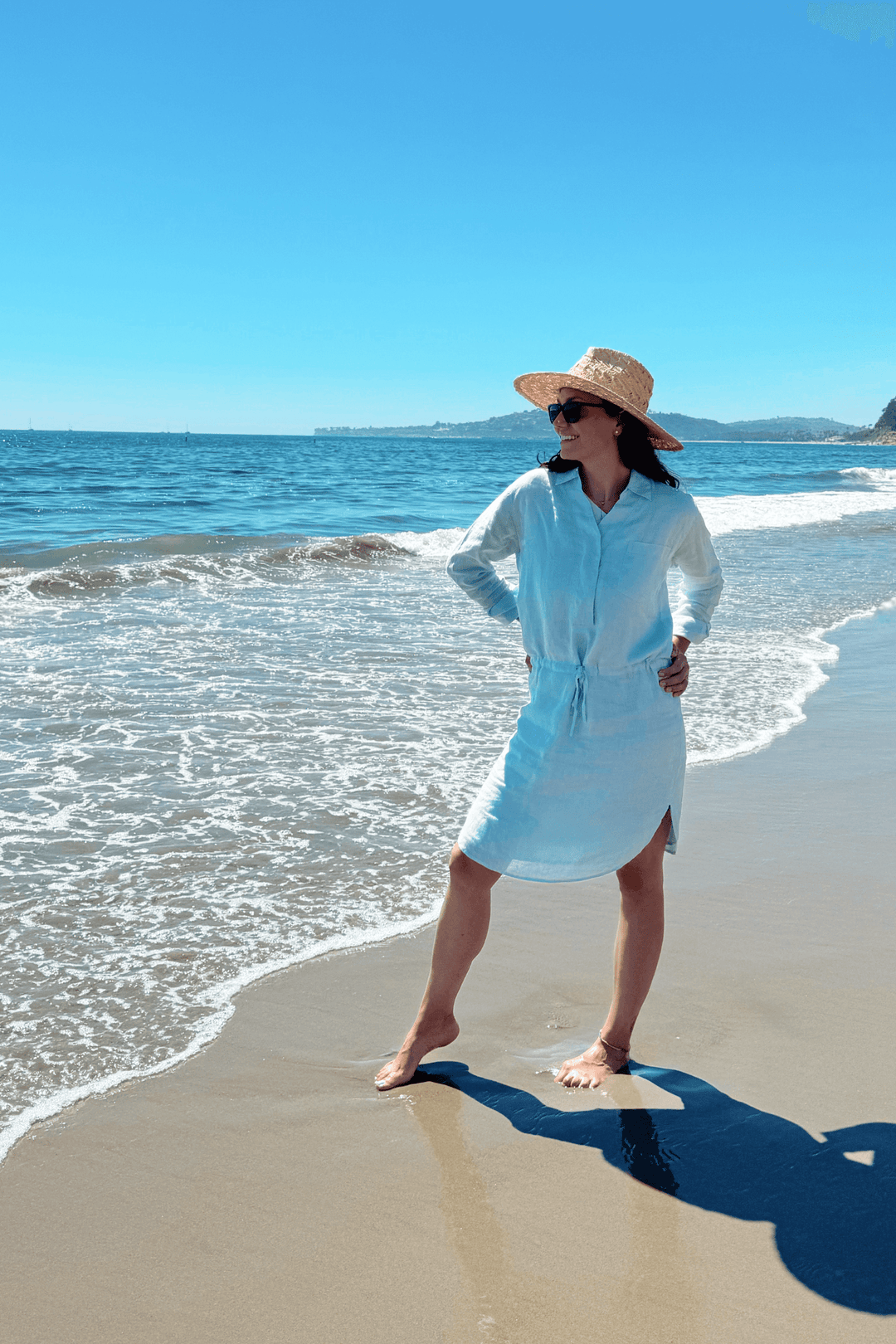 Meet me by the Cliff Dress in Blue