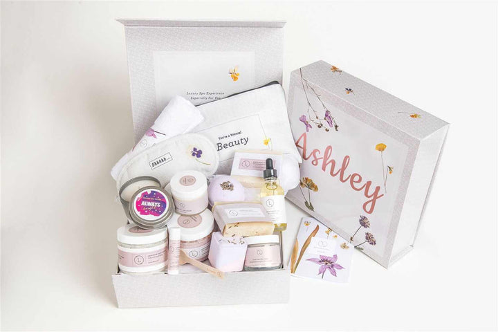 A Special Day Gift, Birthday Gift Basket, Lavender Natural Bath & Body