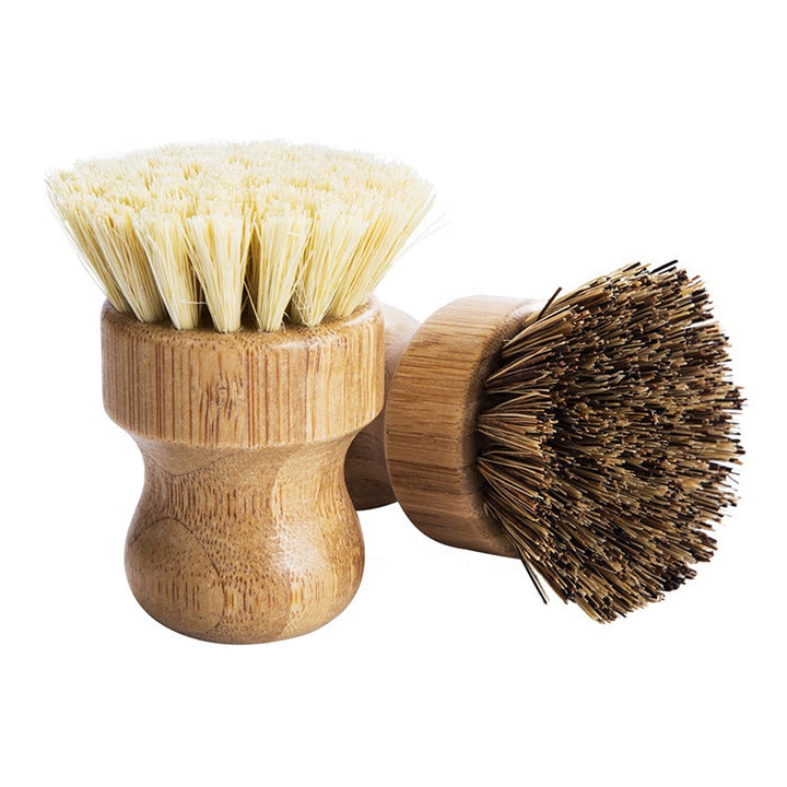 Bamboo Sisal Fiber Dish Brush