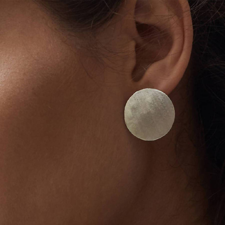 Silver Matte Earrings