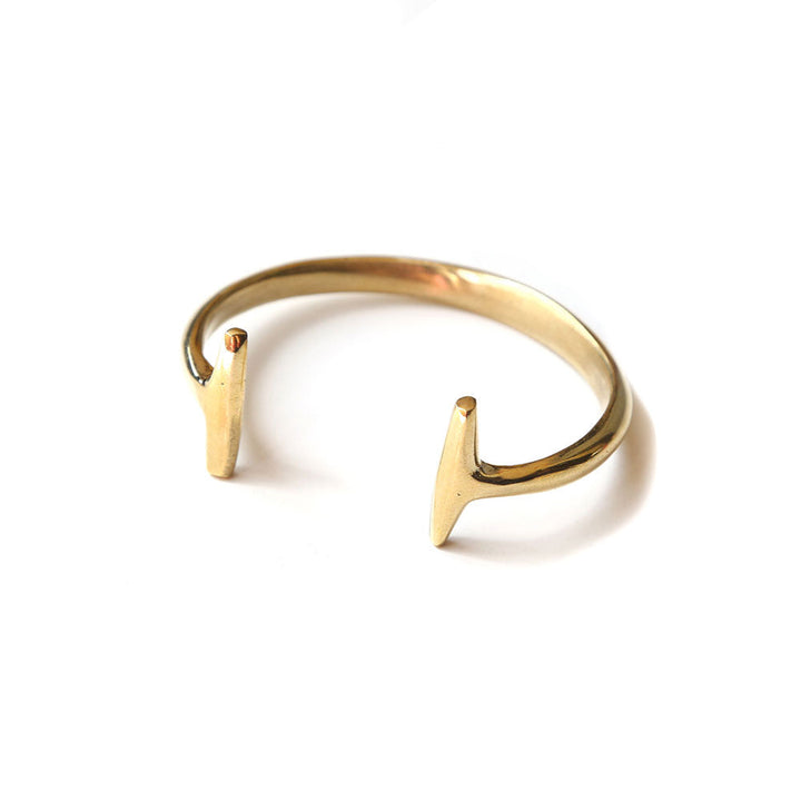 Double Bar Cuff Gold - Gold