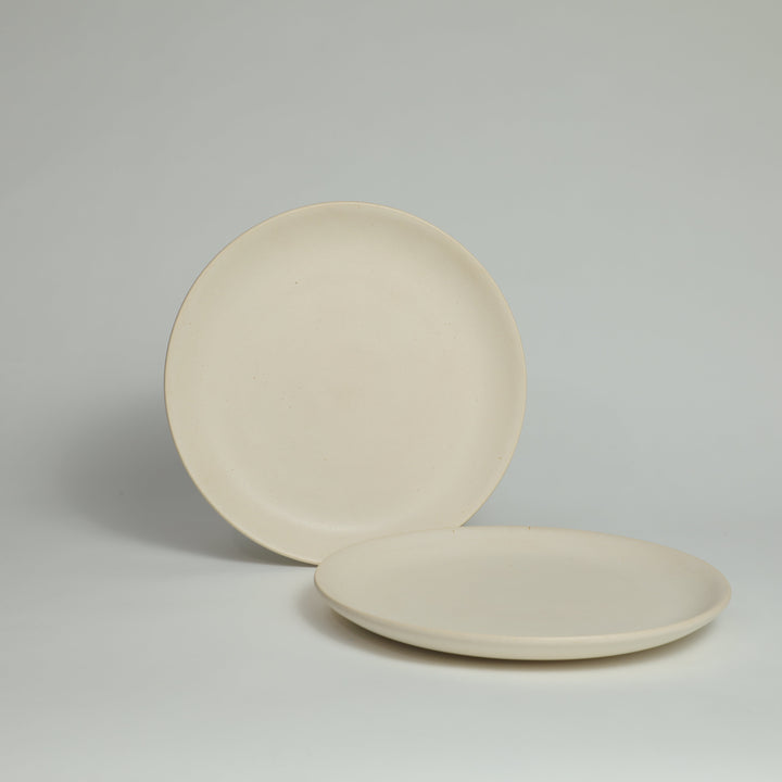 Stoneware Dinner Plate - White (Set of 2)