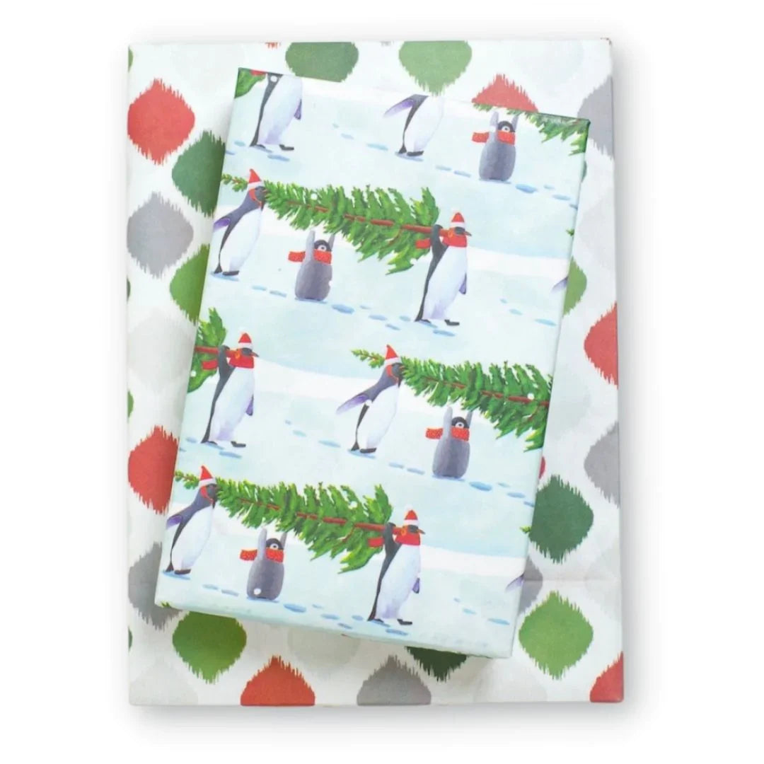 Double-sided Eco Wrapping Paper - Holiday