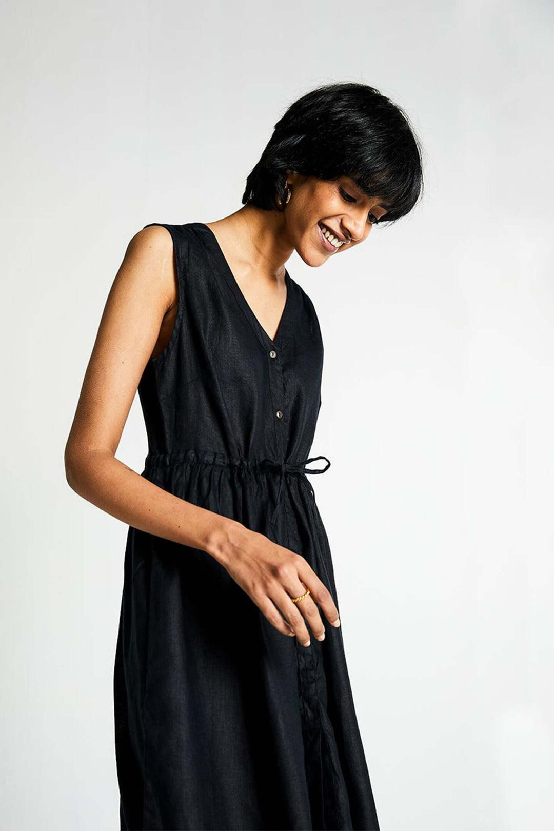 Pina Colada Season Dress in Black