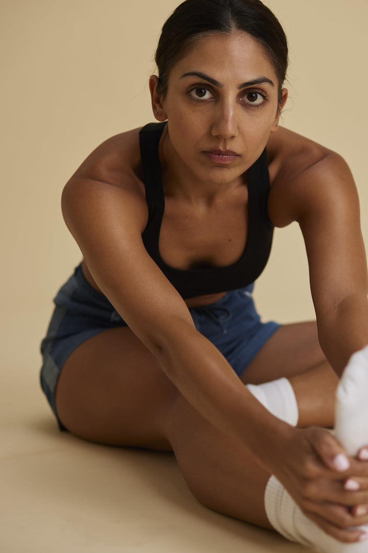 Jump and Sway Shorts in Blue Denim