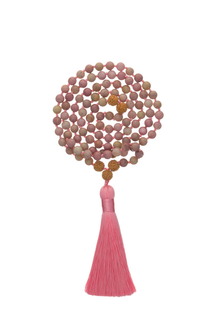 Heart Chakra Mala- Rhondite