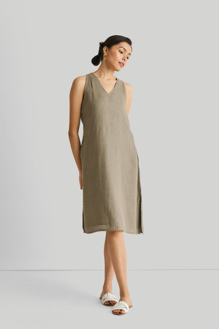 Reading Tea Leaves Dress in Dark Olive