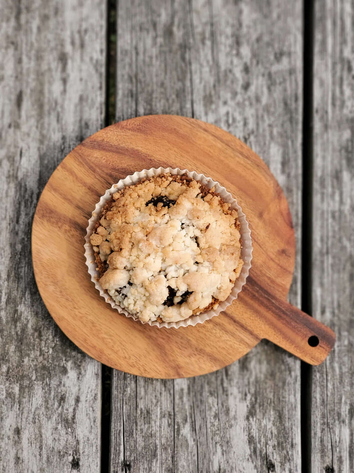 Gift Box With Wood board, Wood Spoon, Tea And Cookies - Round