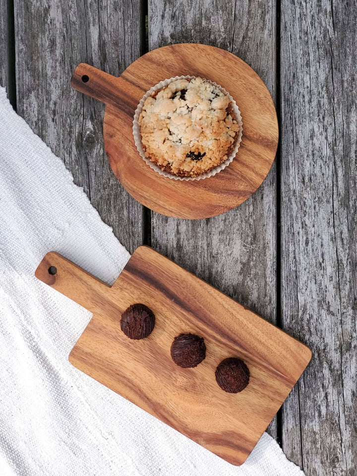 Personalized Gift Box With Wood board, Wood Spoon, Tea And Cookies