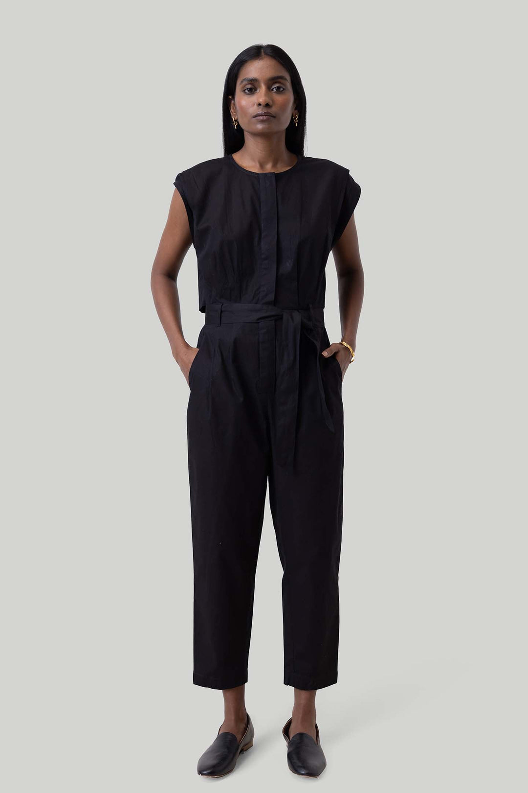 Summer Jive Jumpsuit in Black