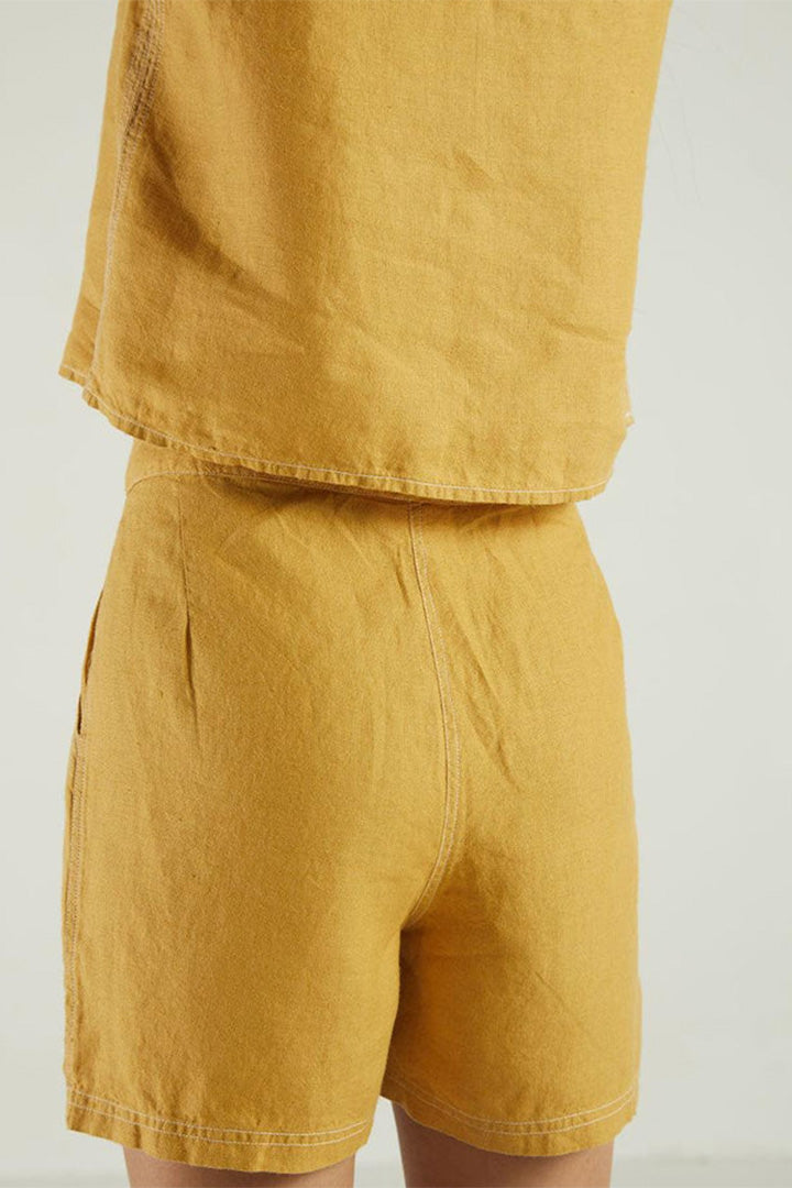 Sunkissed Saltwater Shorts in Mustard