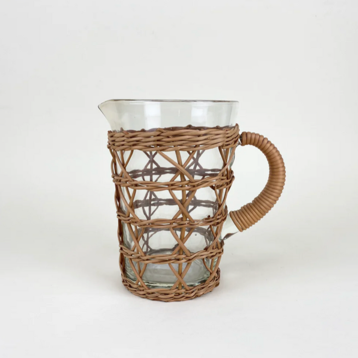 Rattan Pitcher