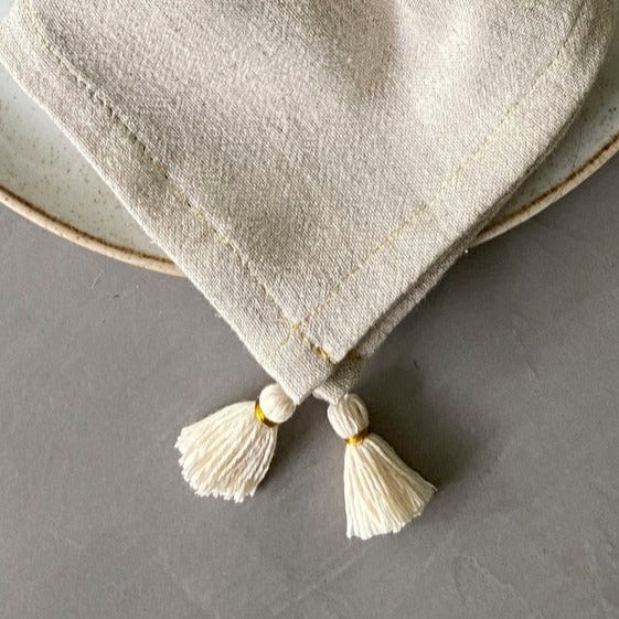 Tassels Napkin - set of 4