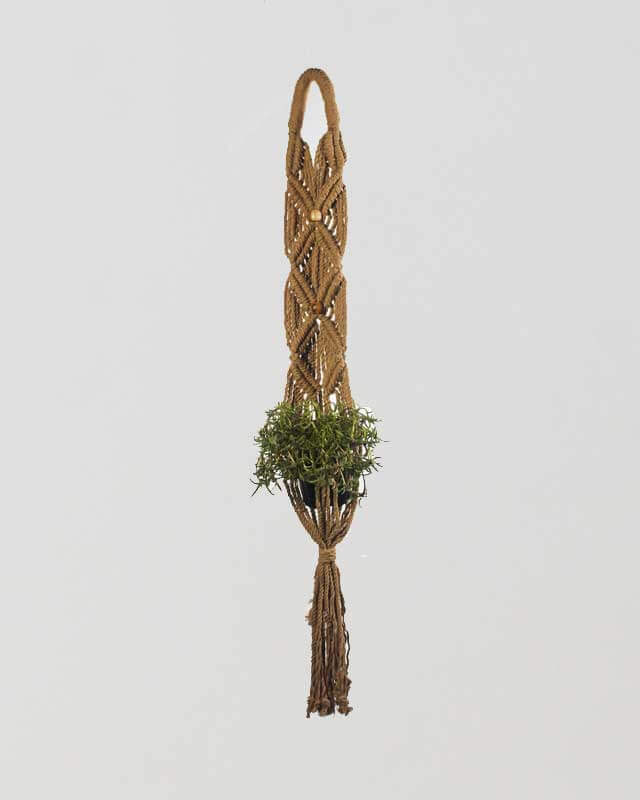 Somoto Macrame Plant Holder | Khaki