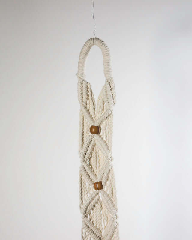 Somoto Macrame Plant Holder | Natural White