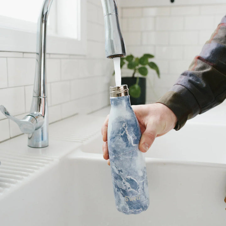 Stainless Steel Water Bottle - Blue Granite