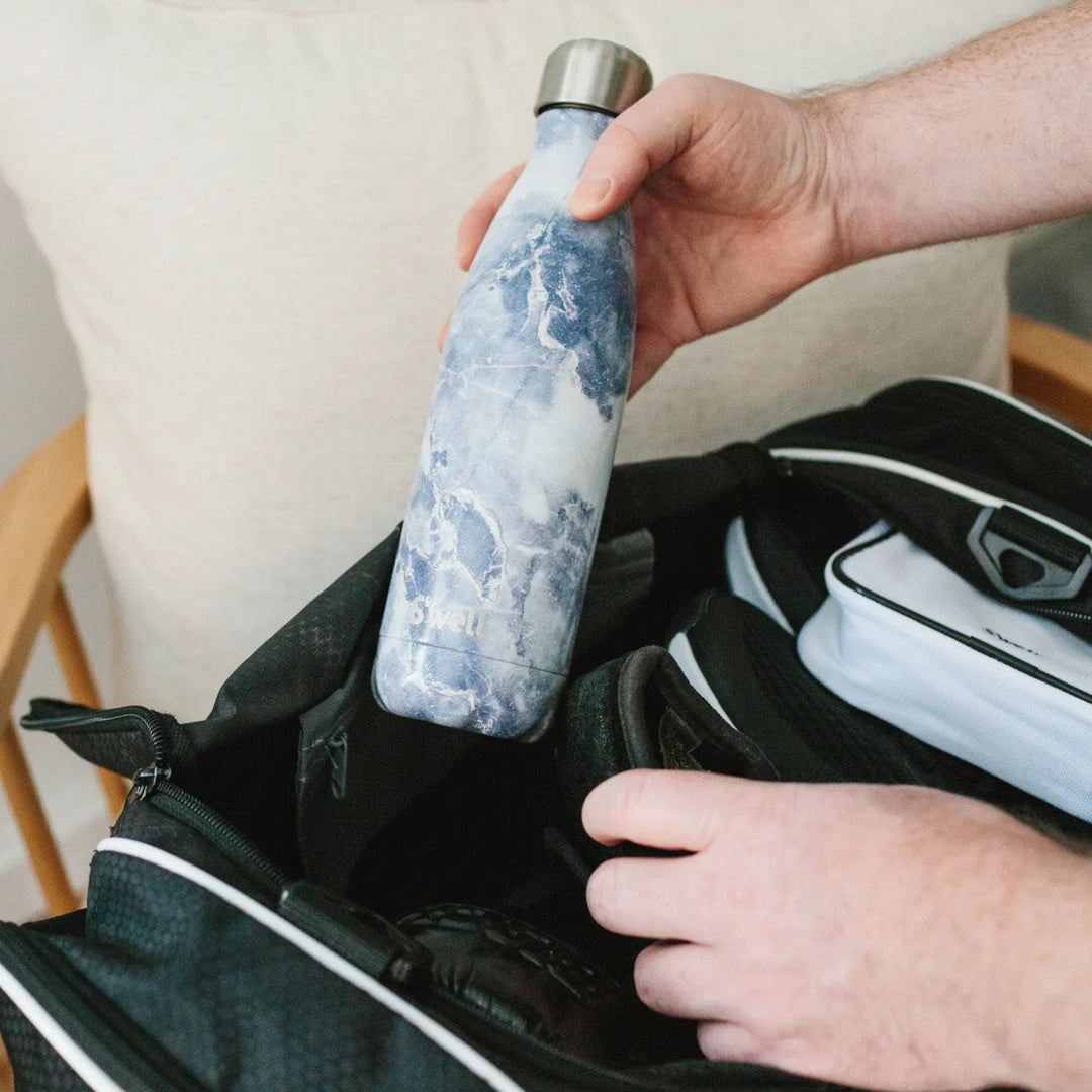 Stainless Steel Water Bottle - Blue Granite