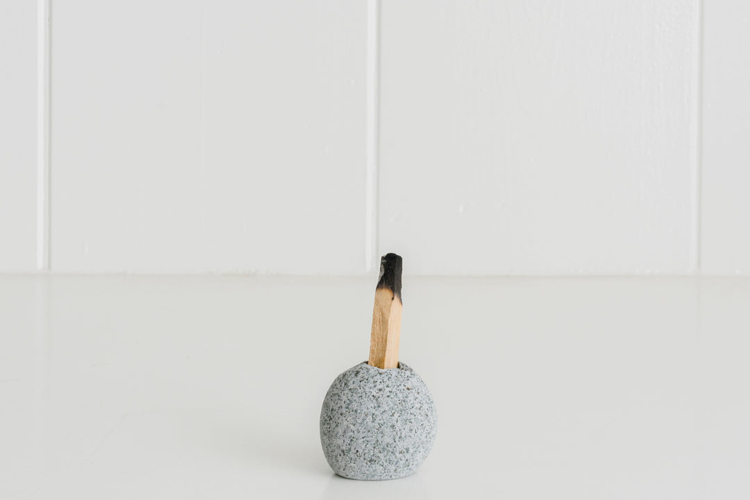 Stone Palo Santo Rock Holder