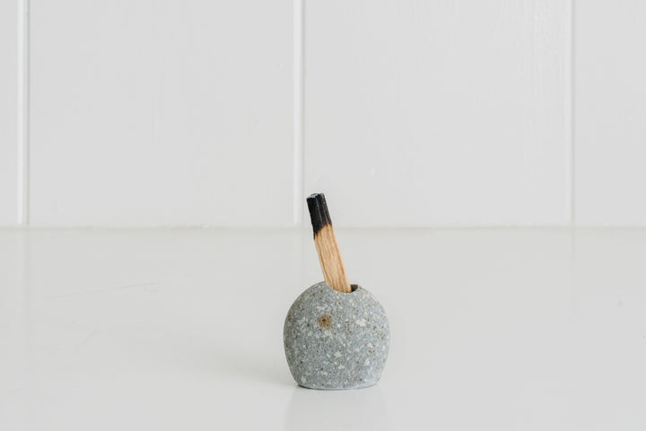 Stone Palo Santo Rock Holder