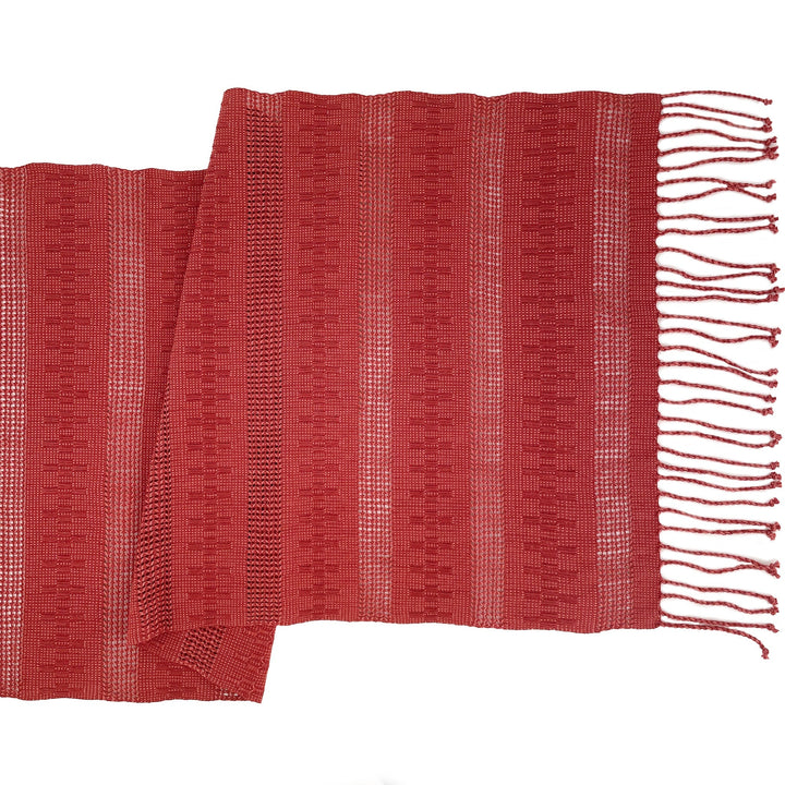 Calado Table Runner in Terracotta