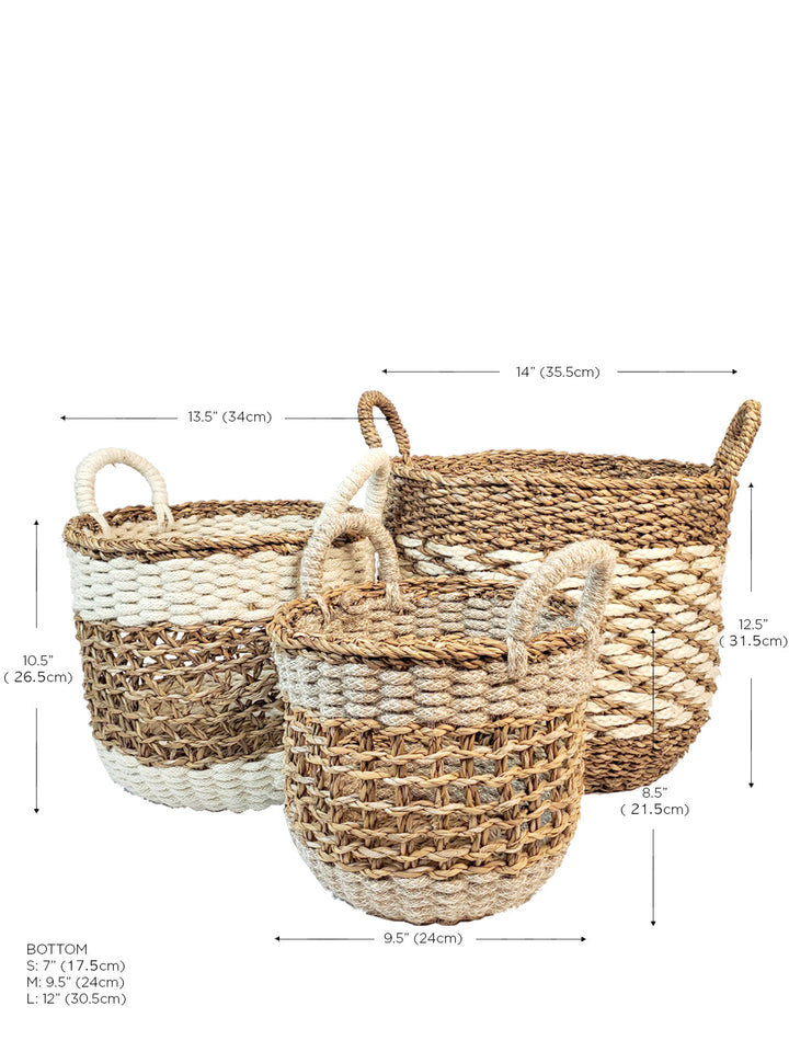 Ula Mesh Basket - Natural by KORISSA