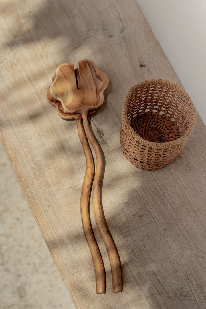 Rattan Utensil Holder