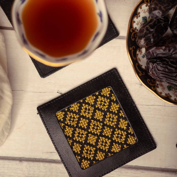 Dalia Coasters - Gold