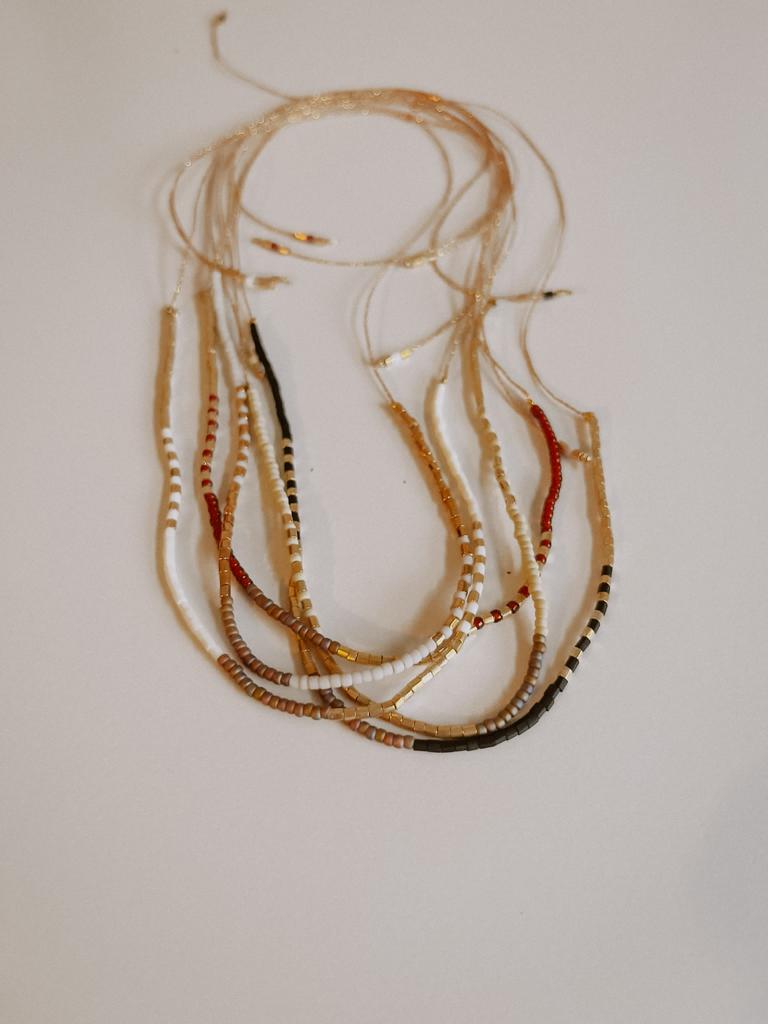 Golden Beaded Necklace