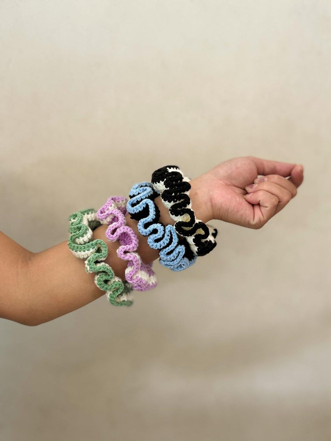 Cotton Crochet Scrunchie Set PREORDER