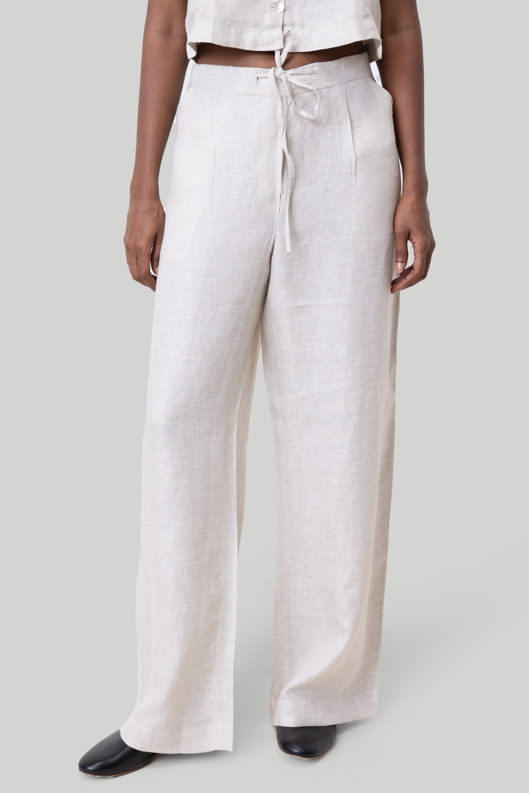 Wide Leg Linen Pants